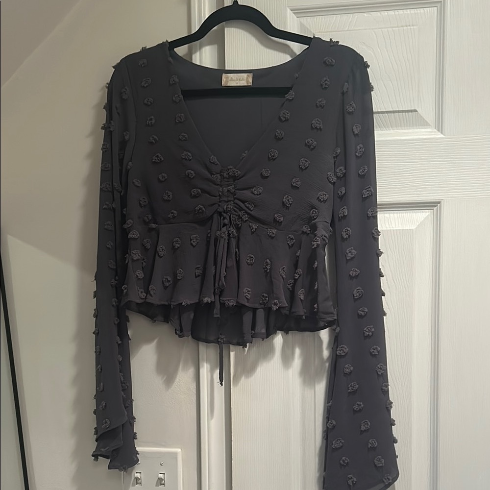 Altar’d State Gray Women's Top